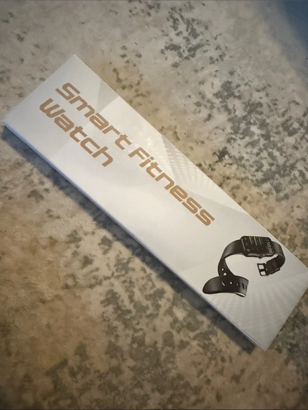 Smart Fitness Watch - Black Silicone Band